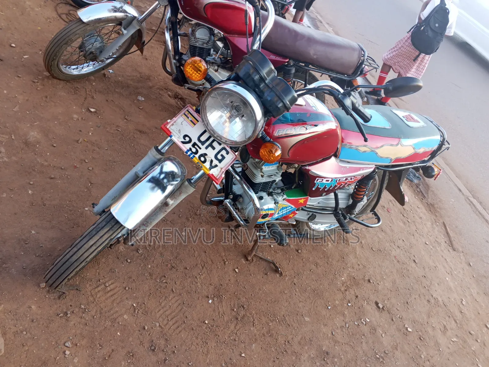 Bajaj Boxer 100 2018 Red