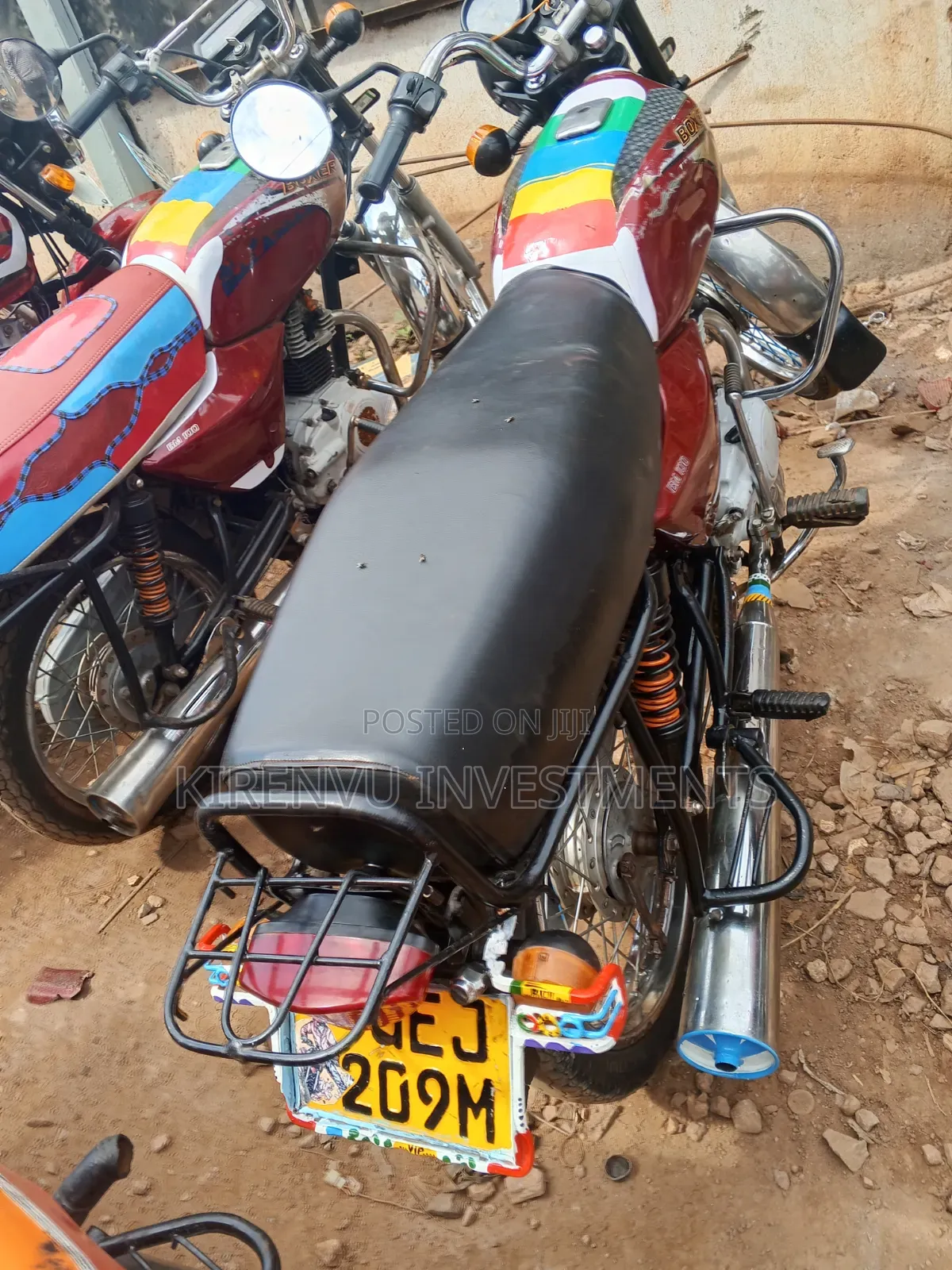 Bajaj Boxer 100 2016 Red