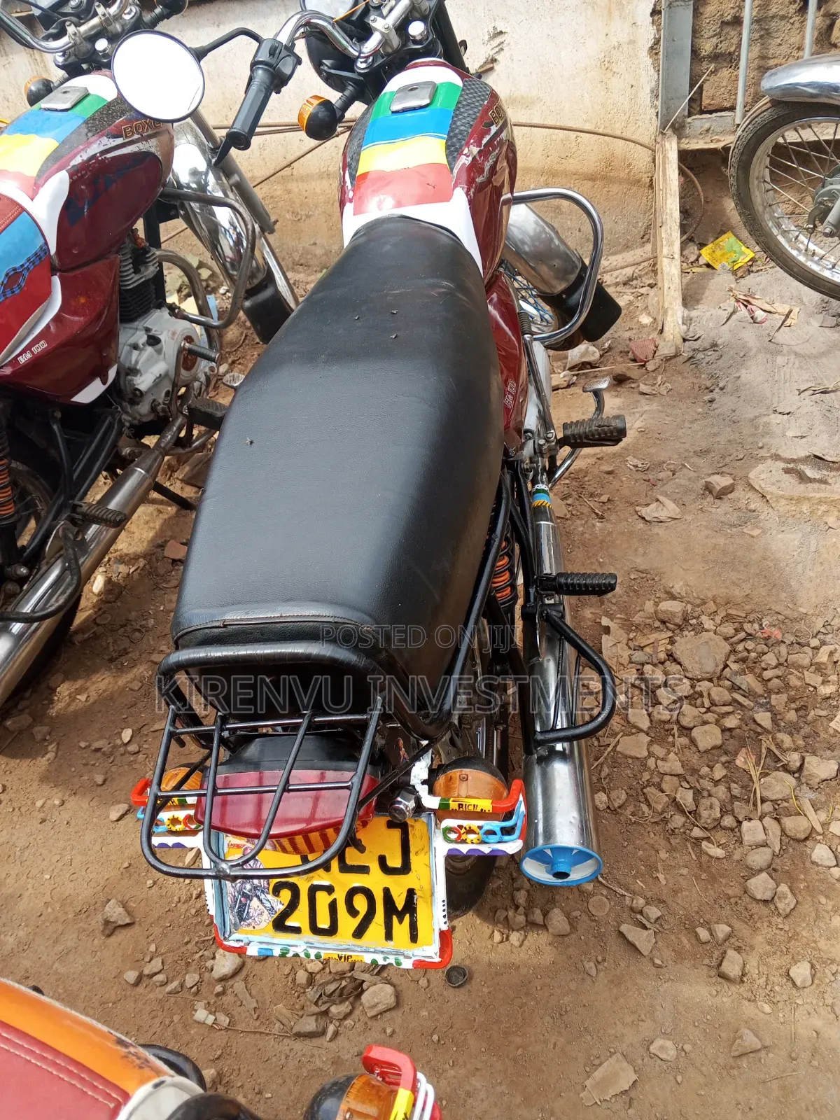 Bajaj Boxer 100 2016 Red