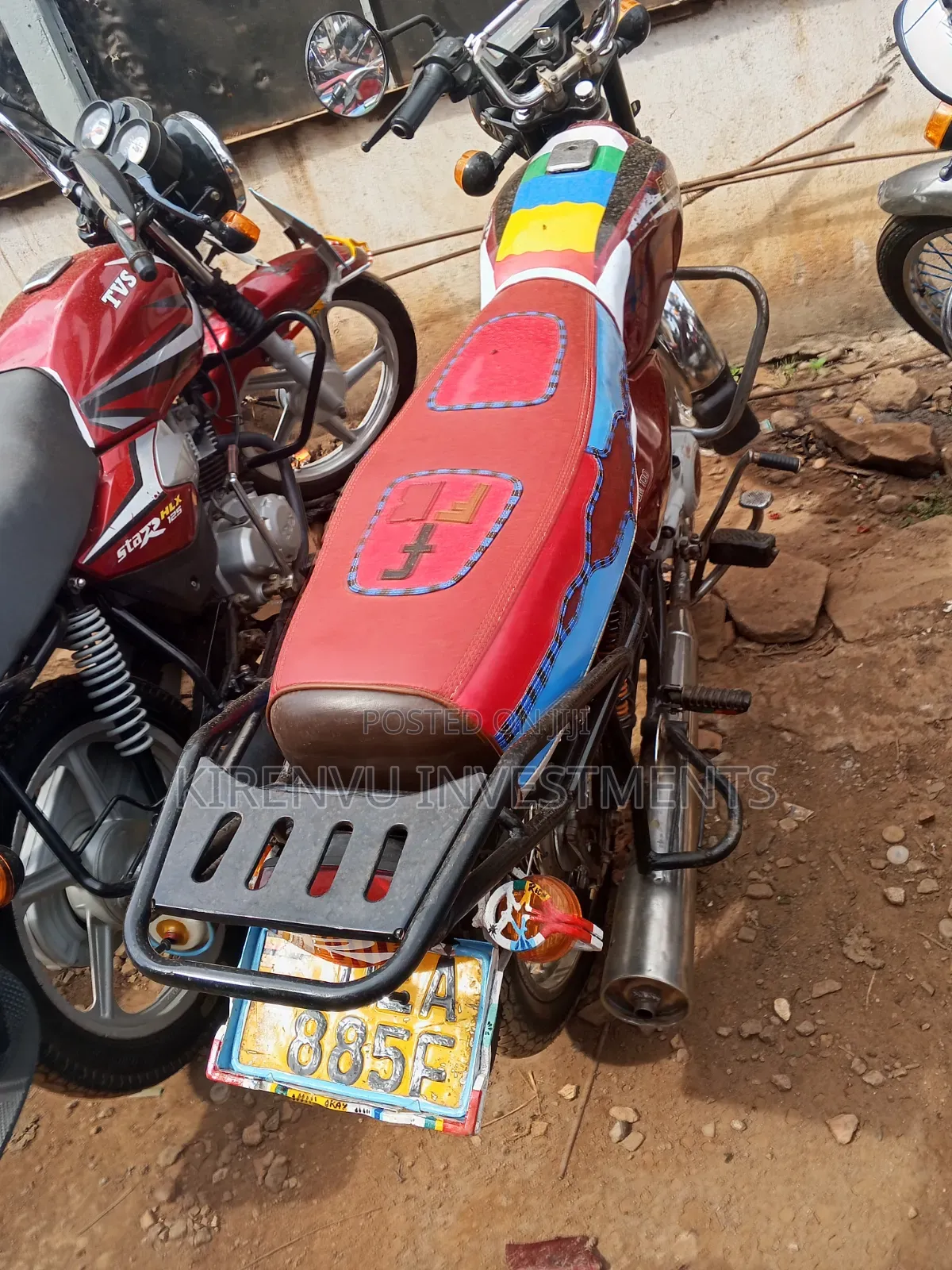 Bajaj Boxer 100 2016 Red