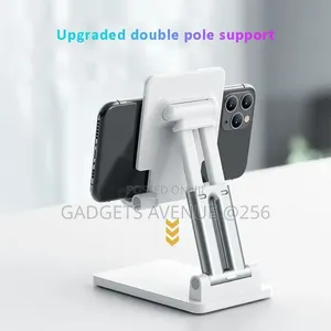 Foldable Cell Phone Stand Features Adjustable Height Functionality