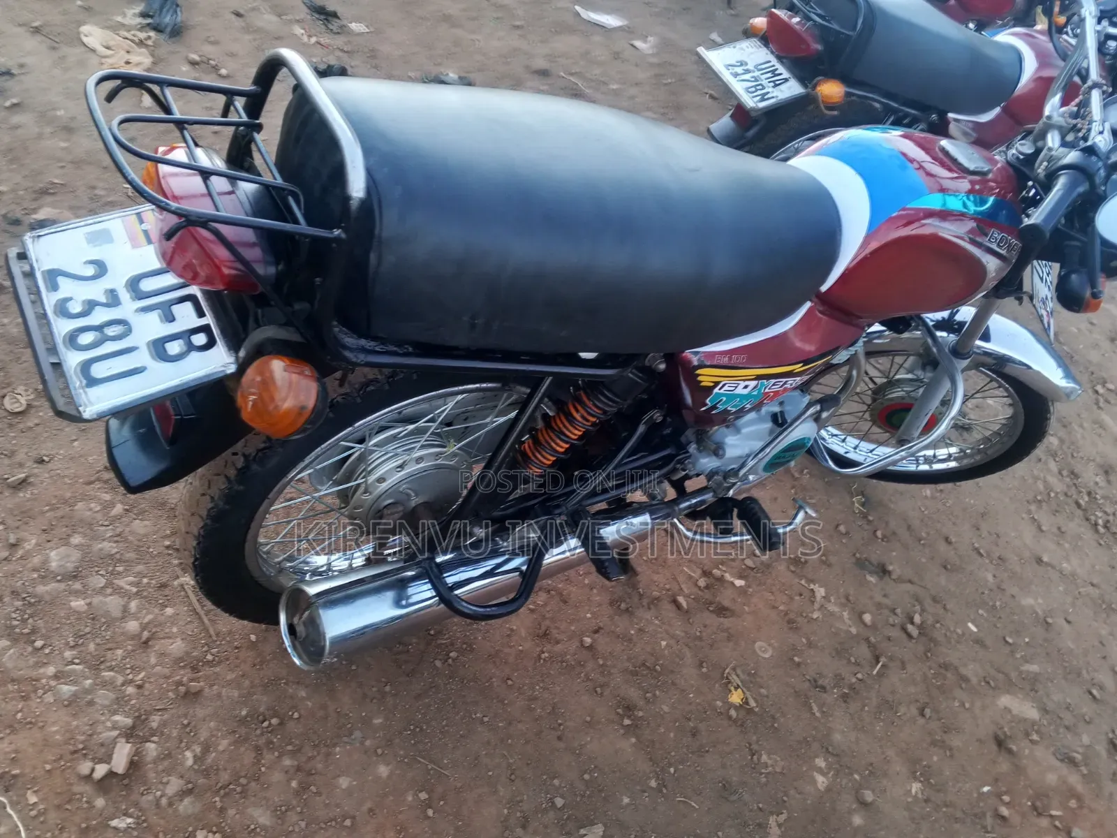 Bajaj Boxer 100 2018 Red