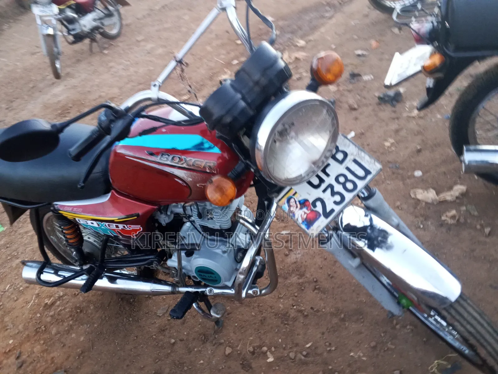 Bajaj Boxer 100 2018 Red