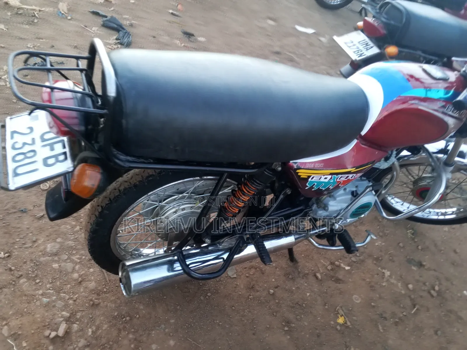 Bajaj Boxer 100 2018 Red