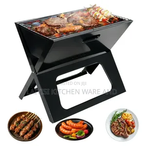 Portable Charcoal Grill, Space-Saving Foldable Barbecue