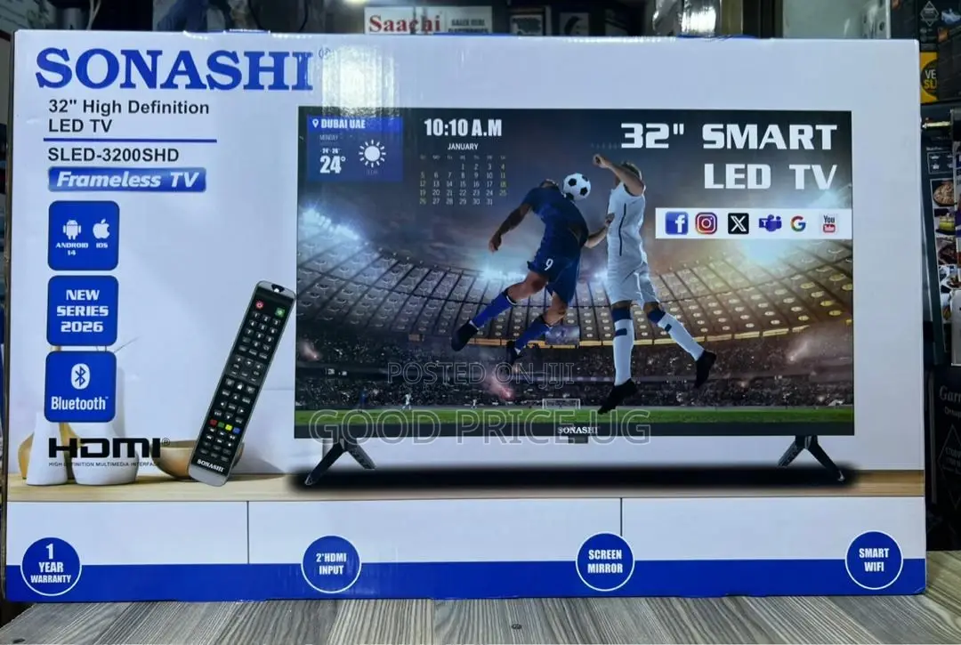 Sonashi 32" Smart Led Tv (Model: Sled-3200shd)