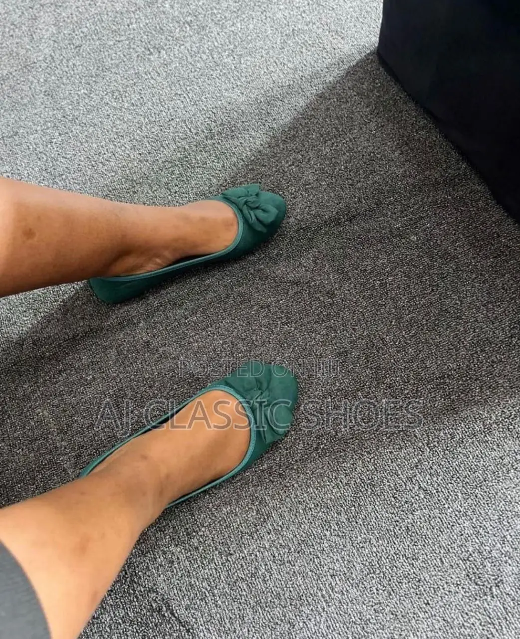 Ladies Pump Green