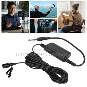 Clip on Microphone, Wired Lavalier Microphone Remote Recording