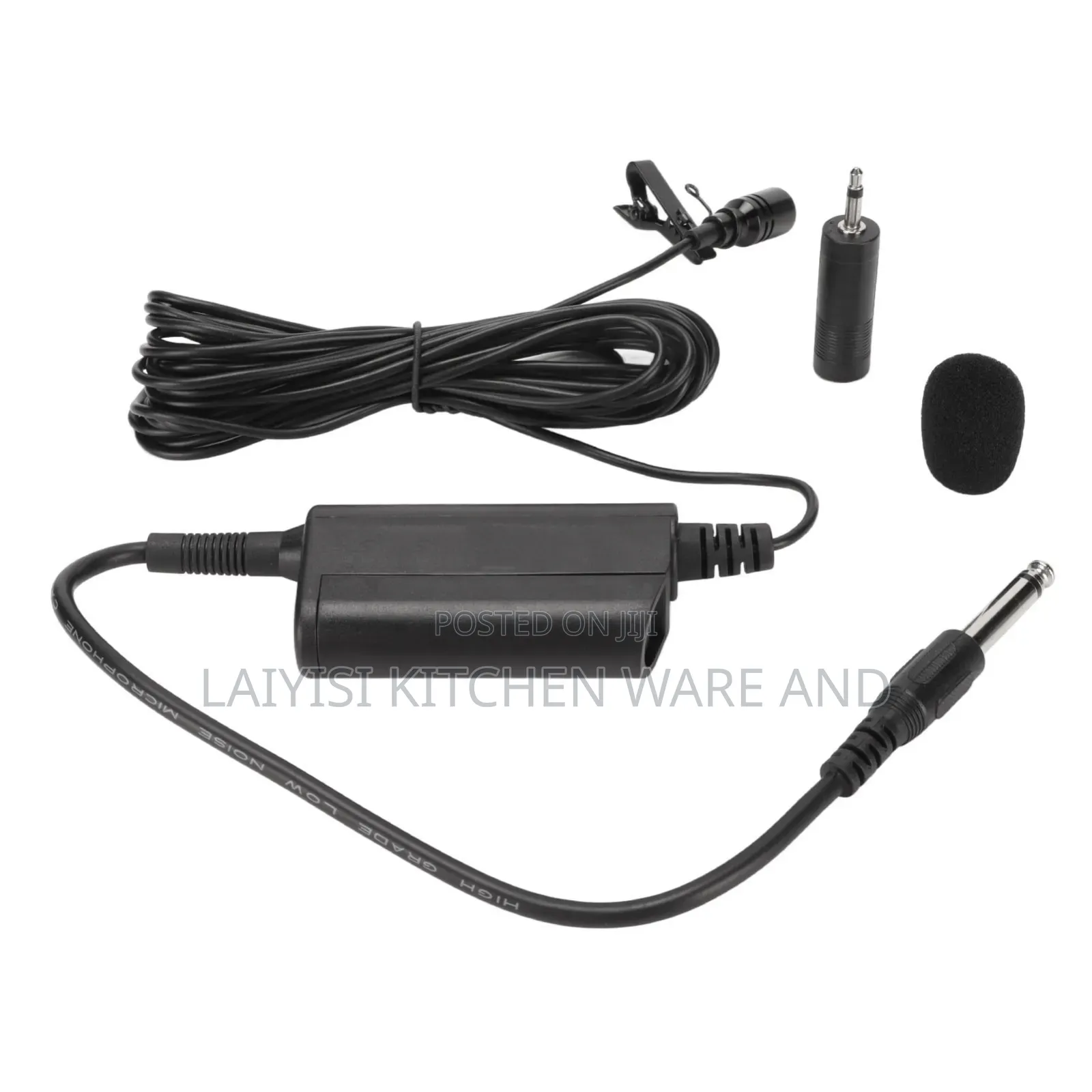 Clip on Microphone, Wired Lavalier Microphone Remote Recording
