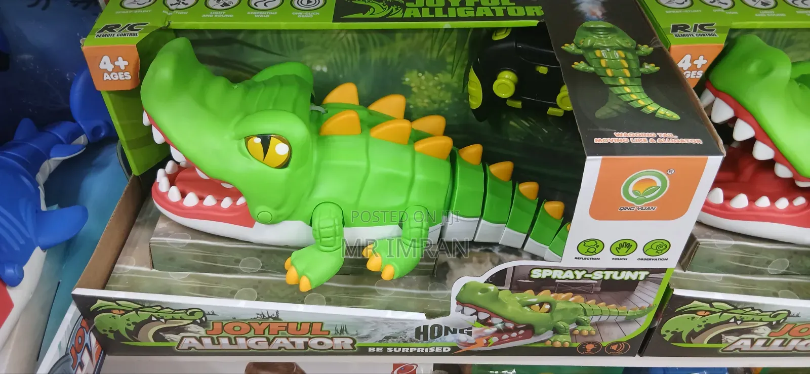 Remote-Controlled Crocodile Toy