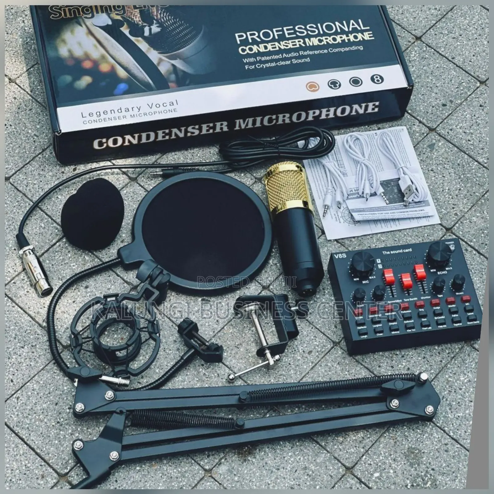 Podcast Microphone Kit Condenser Microphone