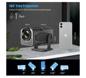 Hy320 Mini Projector, 720p Native Resolution