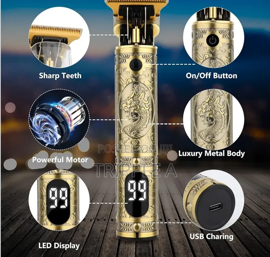 LCD Digital Electric Hair Clipper