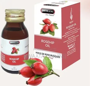 Hemani Pure Cold Pressed Rosehip Essential Oil, All Skin Types 30ml