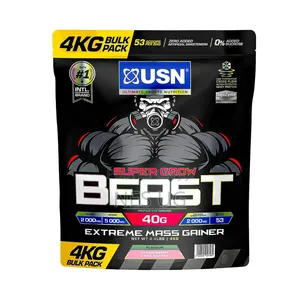 Usn Super Grow Beast Extreme Mass Gainer Powder - 4kgs