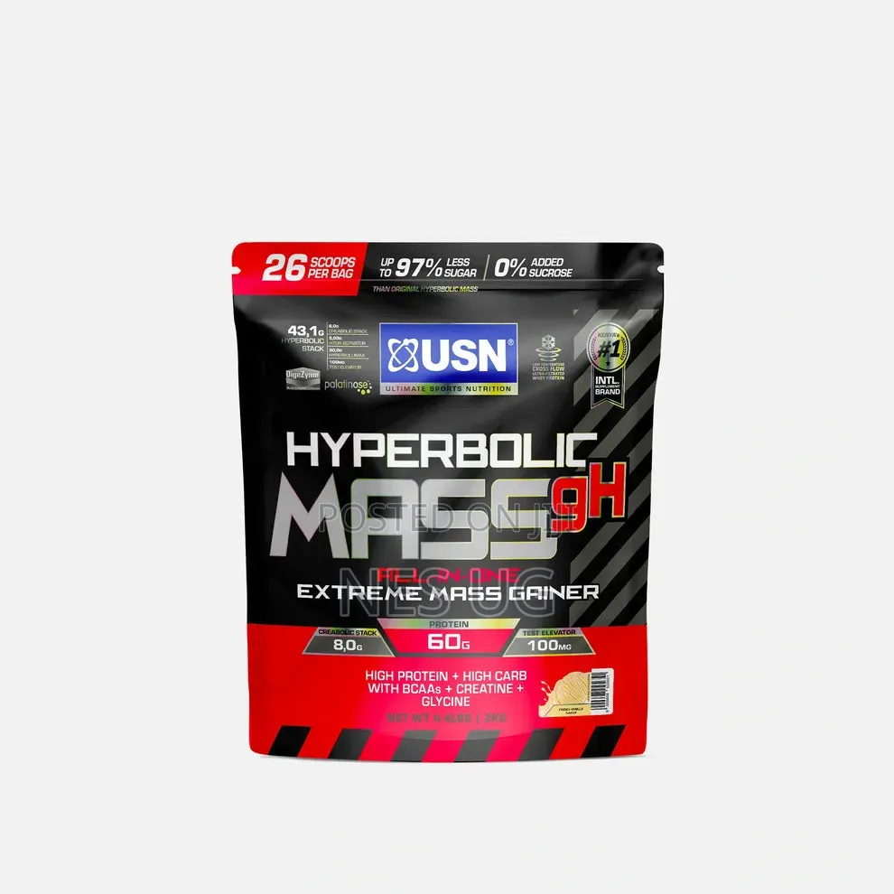 Hyperbolic Mass Gh All in One Extreme Mass Gainer Powder - 2kg