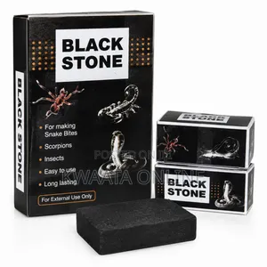Black Stone Natural First Aid for Snake Bites, Scorpion Insect Sting