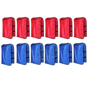 Football/Soccer Vests/Bibs for Training - Pack of 12 Free Choice Color