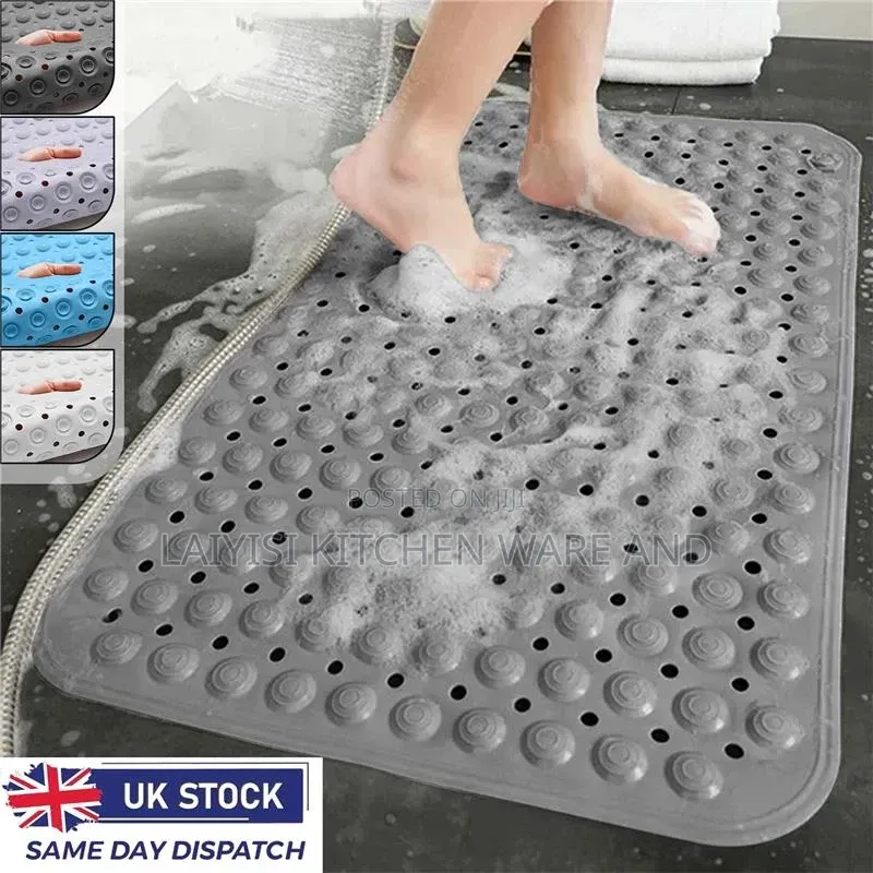 Nonslip Soft Rubber Bath Bacterial Machine Washable (50 X 80 Cm)