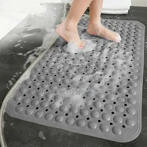 Nonslip Soft Rubber Bath Bacterial Machine Washable (50 X 80 Cm)