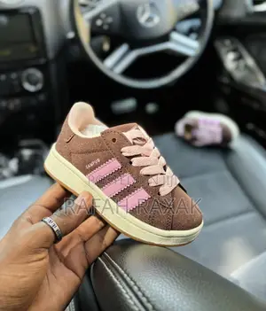 Original Kid’S Brown/Pink Adidas Campus 00s Baby Sneakers