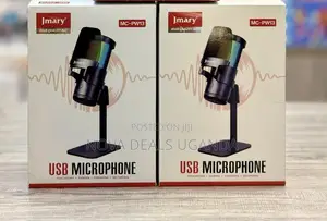 Jmary Mic Pw-13 Usb Desktop Mic With RGB Light