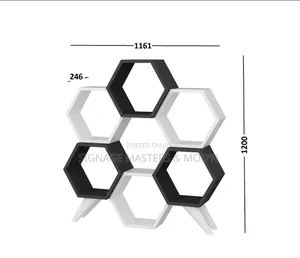 Honeycomb Wall Shelving Unit