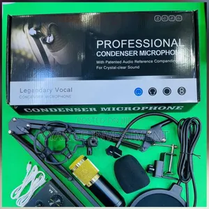 Condenser Microphone Kit for Podcasting, Singing,Studio Recording.