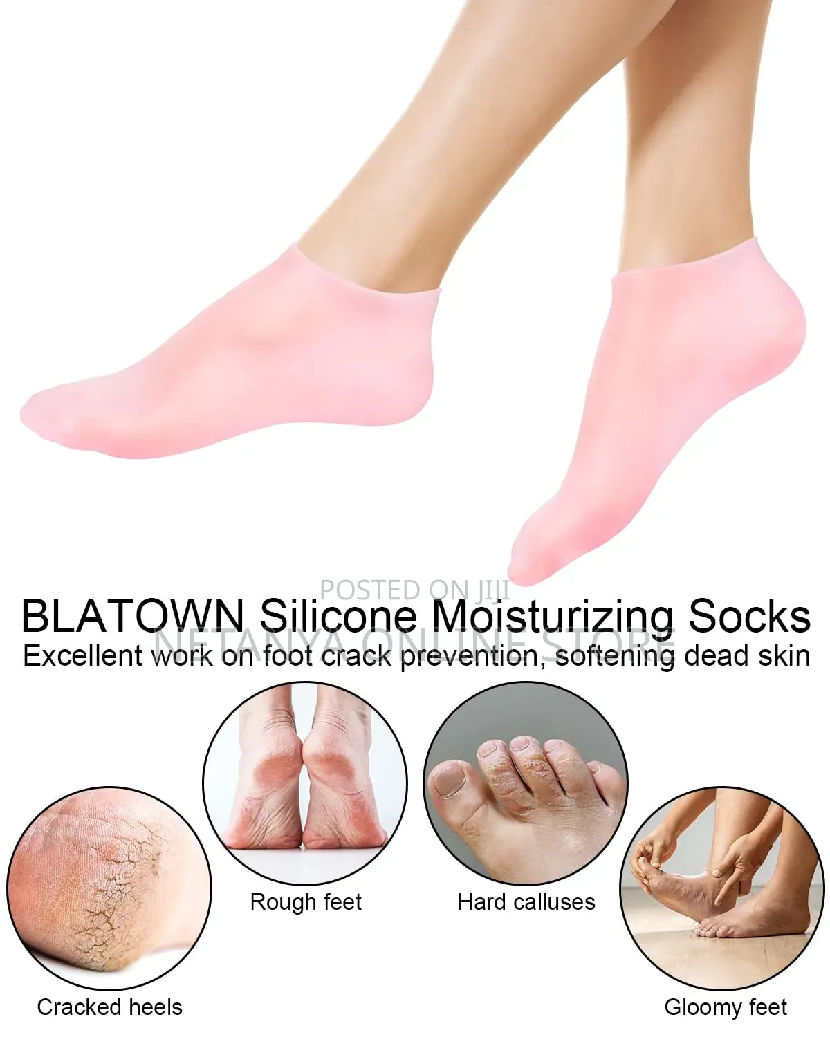 Silicone Moisturizing Foot Socks