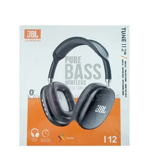 JBL Super Bass I12 Wireless Headphones Black