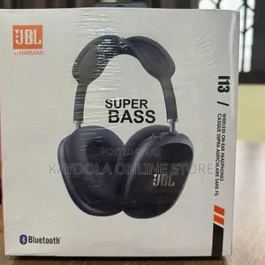 JBL Super Bass I12 Wireless Headphones Black