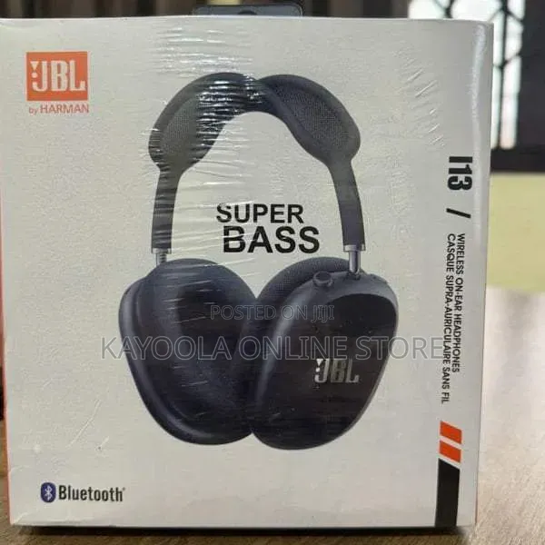 JBL Super Bass I12 Wireless Headphones Black