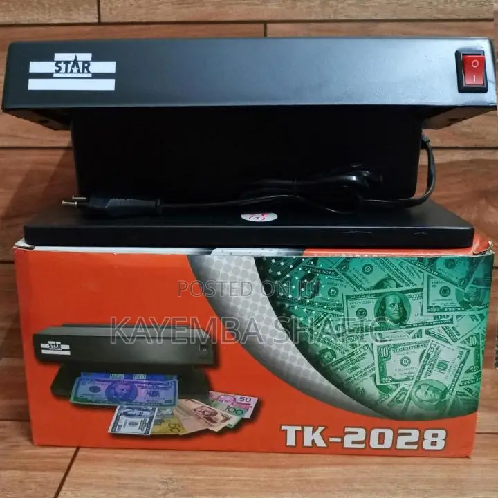 Star Tk-2028 Counterfeit Money Currency Detector With Dual Uv Lights