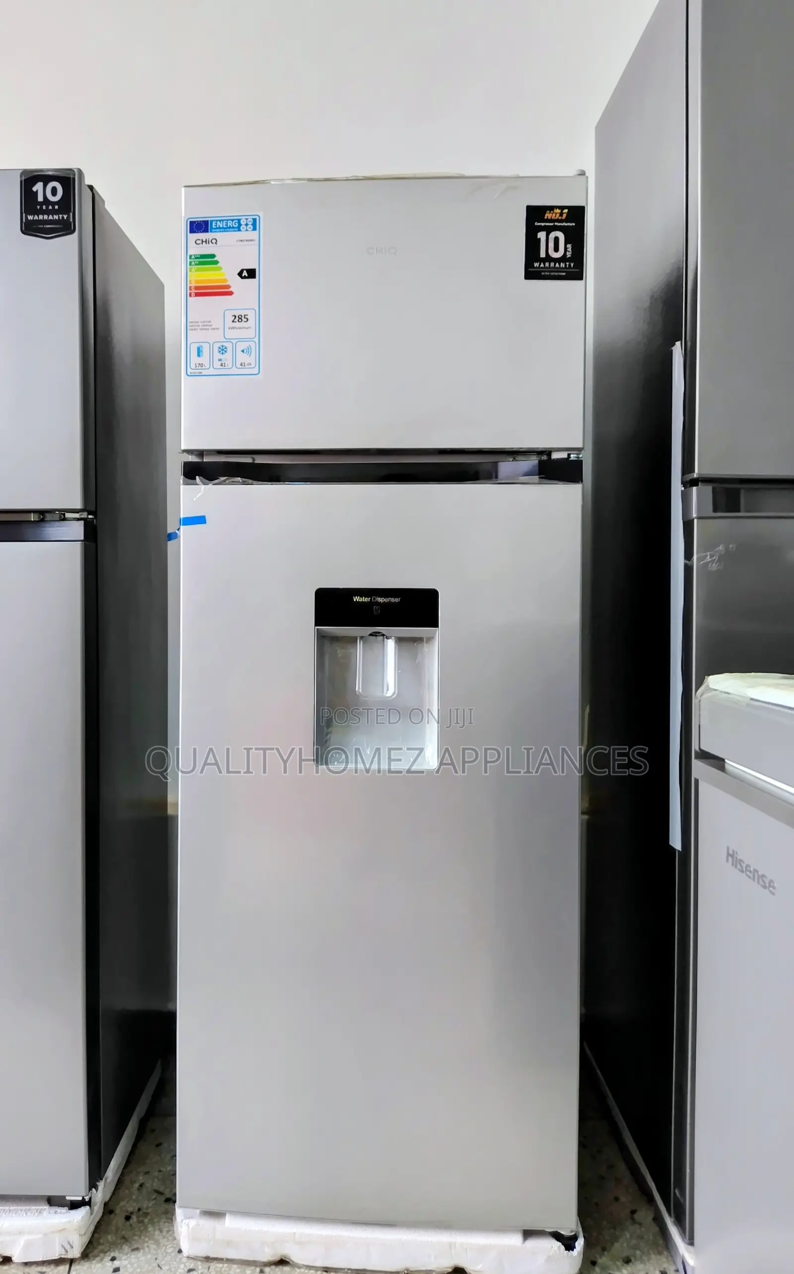 Chiq Fridgerator Double With a Dispenser