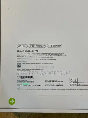 New Laptop Apple MacBook Pro 2026 M5 Pro 16GB Apple M5 SSD 1T