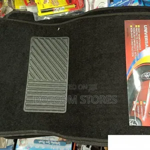 Universal Black Needle-Punch Carpet Car Floor Mat