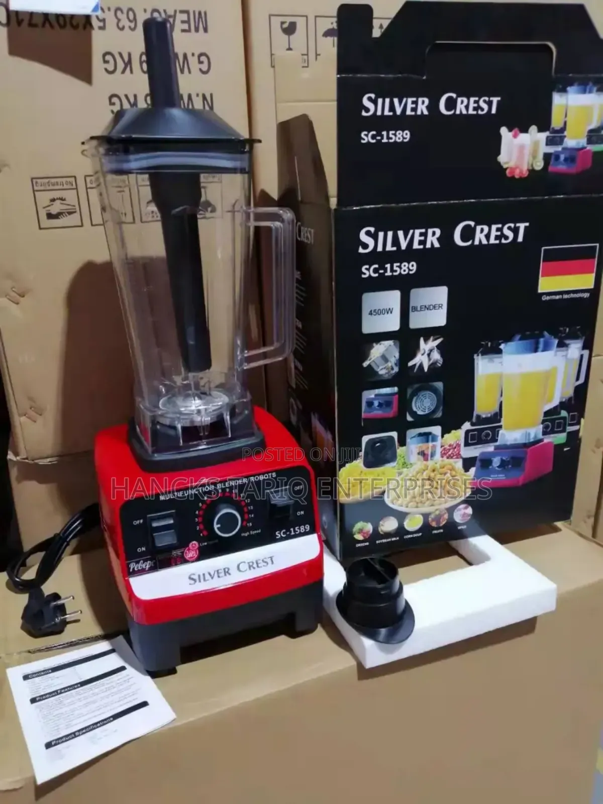 Silver Crest 4500w Multifunction Blender – Commercial Grade