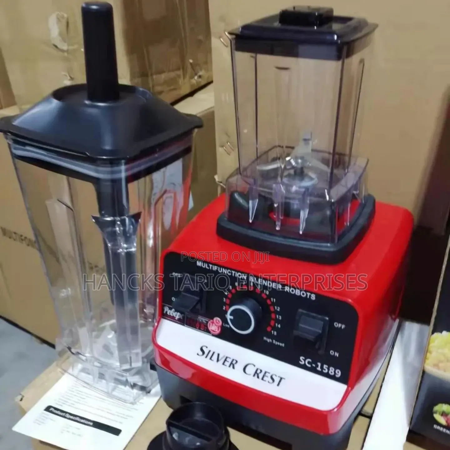 Silver Crest 4500w Multifunction Blender – Commercial Grade