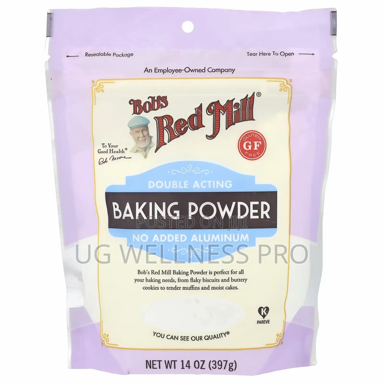 Bob's Red Mill Double-Acting Bicarbonate of Soda Baking Soda , 454g