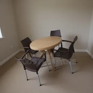 Garden Bars Bistro Set of Plastic Table and Chairs