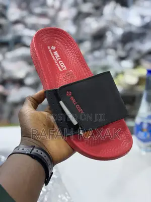 Original Men’S Black/Red Will Cozy Push in Slides