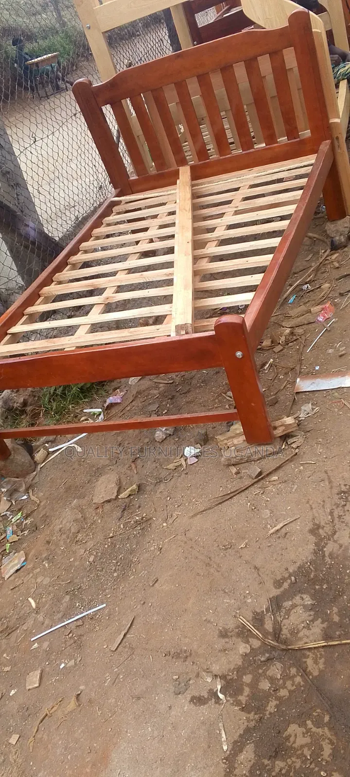 4x6 Brown Bed