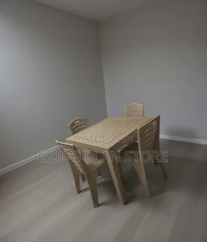 Lal Rattan Dining Plastic Table and Chairs Plastic Table and Chairs