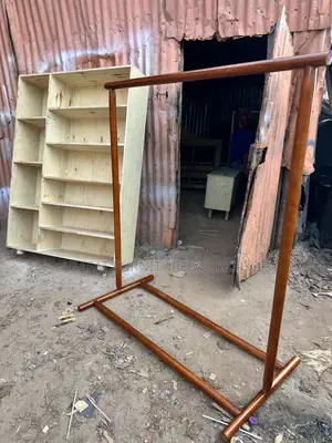 Wooden Hanging Rail Rod