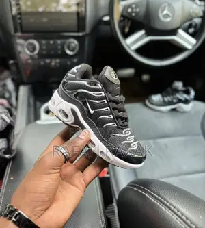 Original Kid’S Black/White Nike Tn Air Max Plus Baby Sneakers