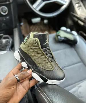 Original Kid’S Nike Air Jordan 13 Retro “Olive” Baby Sneakers