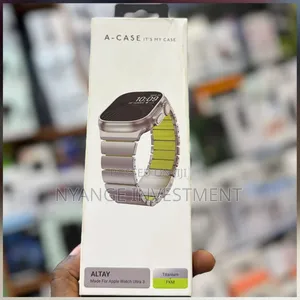 A-Case Altay Titanium +Fkm Apple Watch Ultra 3 Strap .