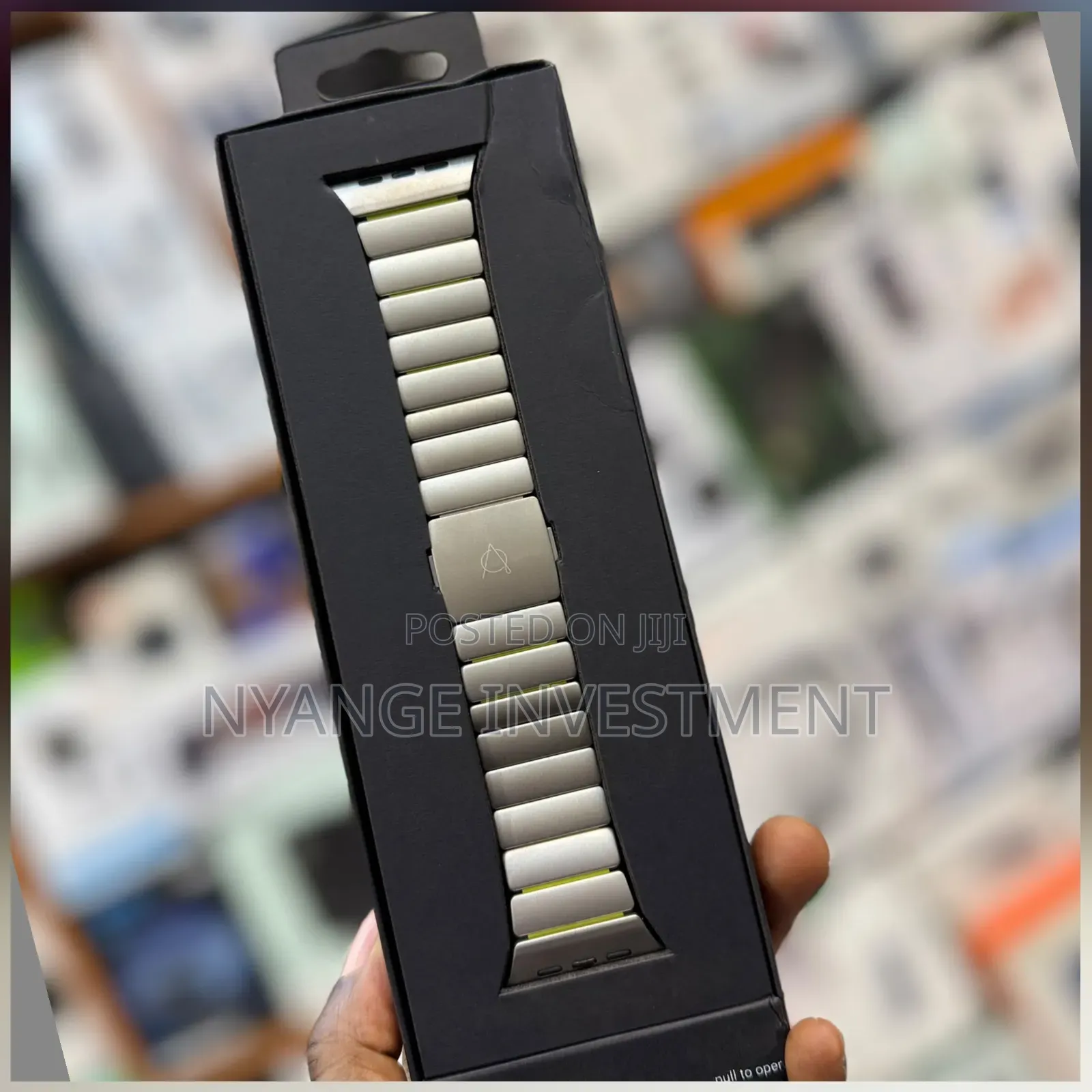 A-Case Altay Titanium +Fkm Apple Watch Ultra 3 Strap .