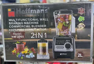 Hoffmans 2l Electric Commercial Blender 2-in-1 With Copper Motor