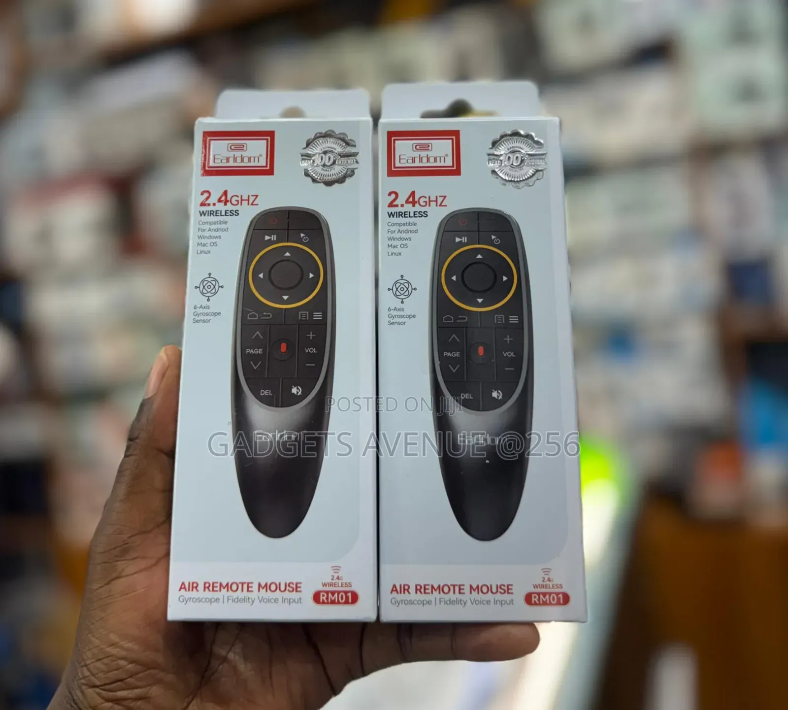 Earldom Rm01 Wireless Air Remote Mouse Featuring a 2.4ghz Connection